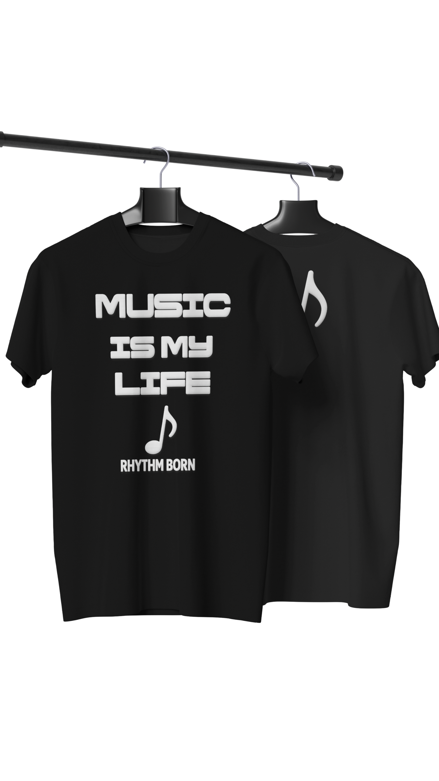 Music Is My Life - White Puff